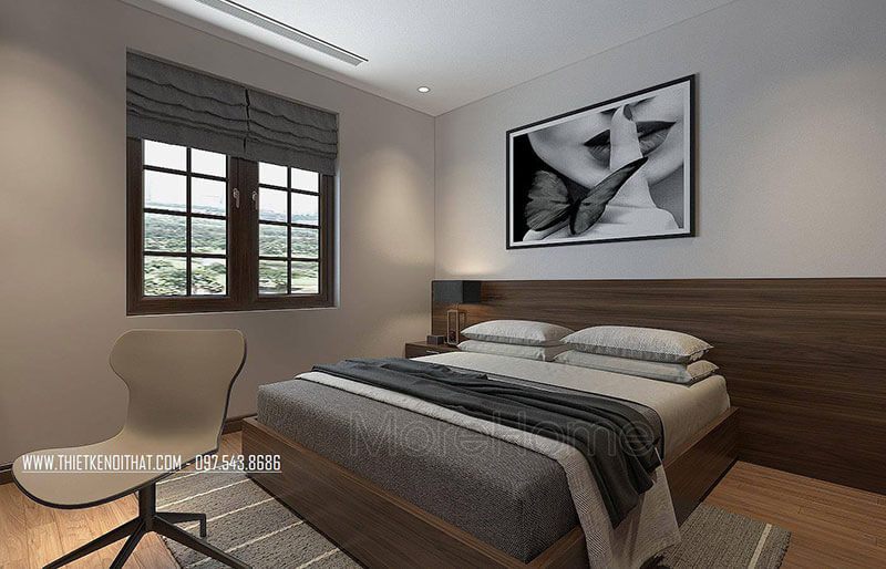 Những thiết kế nội thất gỗ hiện đại và đơn giản dành cho các loại nhà phố, chung cư và biệt thự đều có thể được áp dụng cho phòng ngủ.