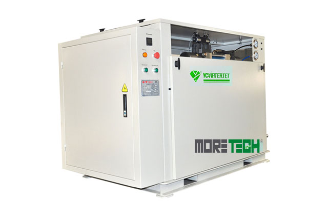 Hệ thống bơm cao áp của máy tia nước Waterjet – Moretech Hệ thống bơm cao áp của máy tia nước Waterjet – Moretech