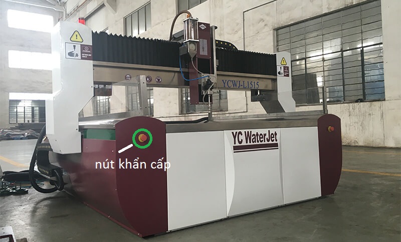 Những thận trọng khi sử dụng máy cắt tia nước