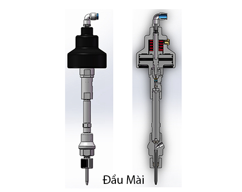 Đầu mài mòn